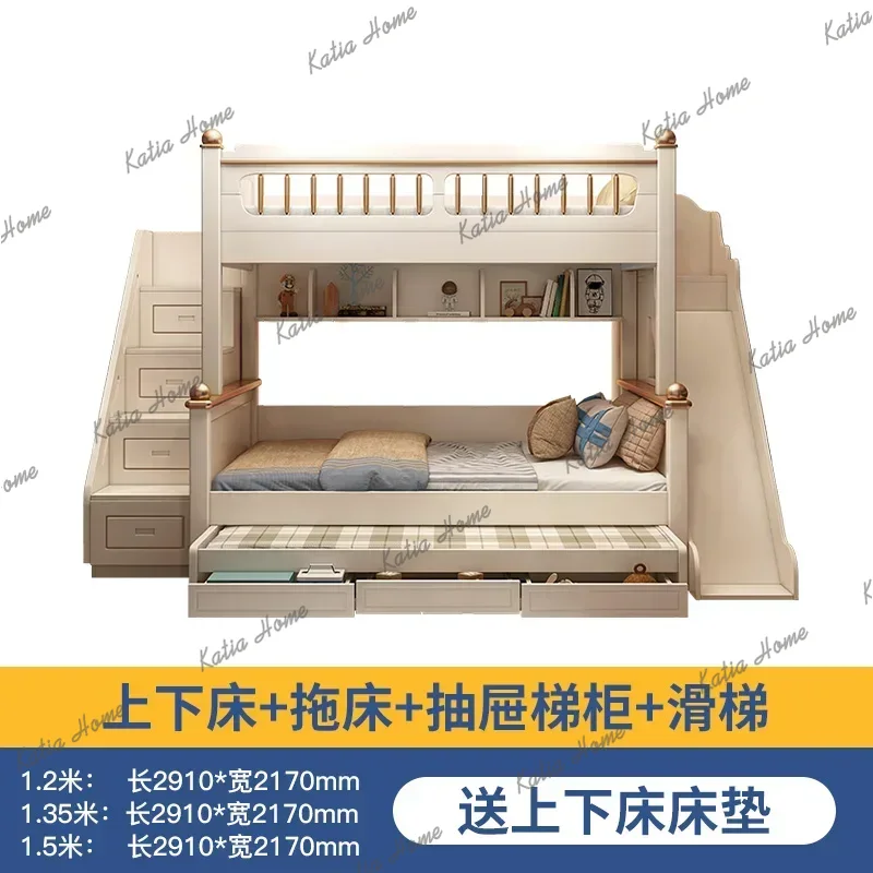 Łóżko piętrowe z drewnianą ram – King Size Bed Frame With Storage Drawers recenzja i cena