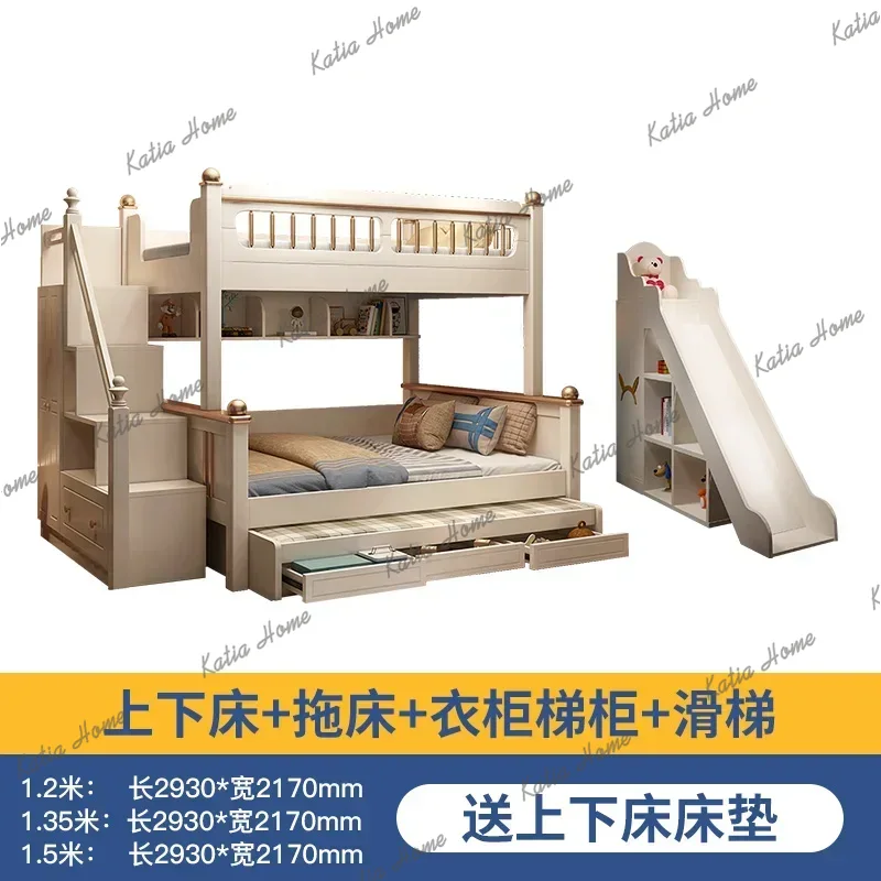 Łóżko piętrowe z drewnianą ram – King Size Bed Frame With Storage Drawers recenzja i cena