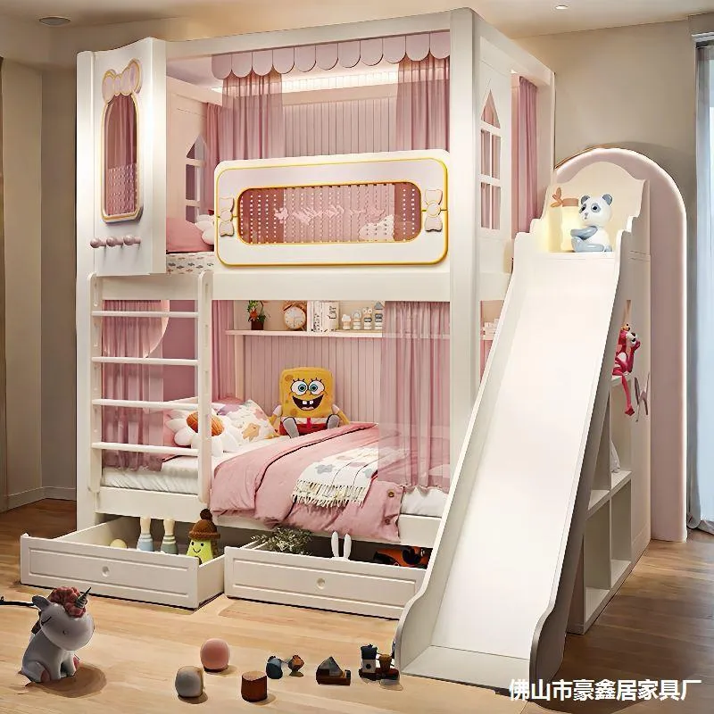Solidne, wysokie i niskie łóżk – Bunk Bed With Stairs And Slide recenzja i cena