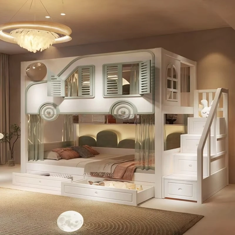 Nowoczesny, luksusowy mebel do – Bunk Bed With Stairs And Slide recenzja i cena