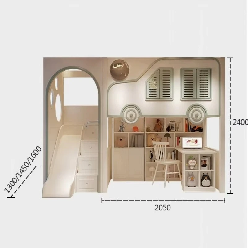 Nowoczesny, luksusowy mebel do – Bunk Bed With Stairs And Slide recenzja i cena