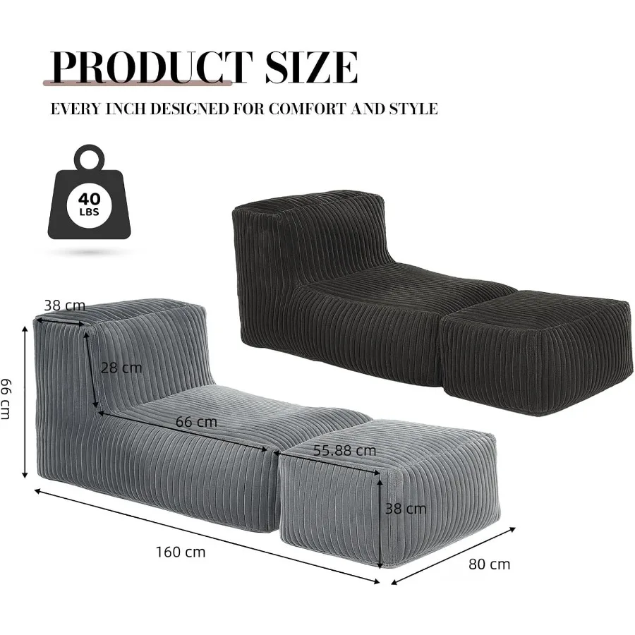 Modułowa leżanka podłogowa do  – Sofas recenzja i cena