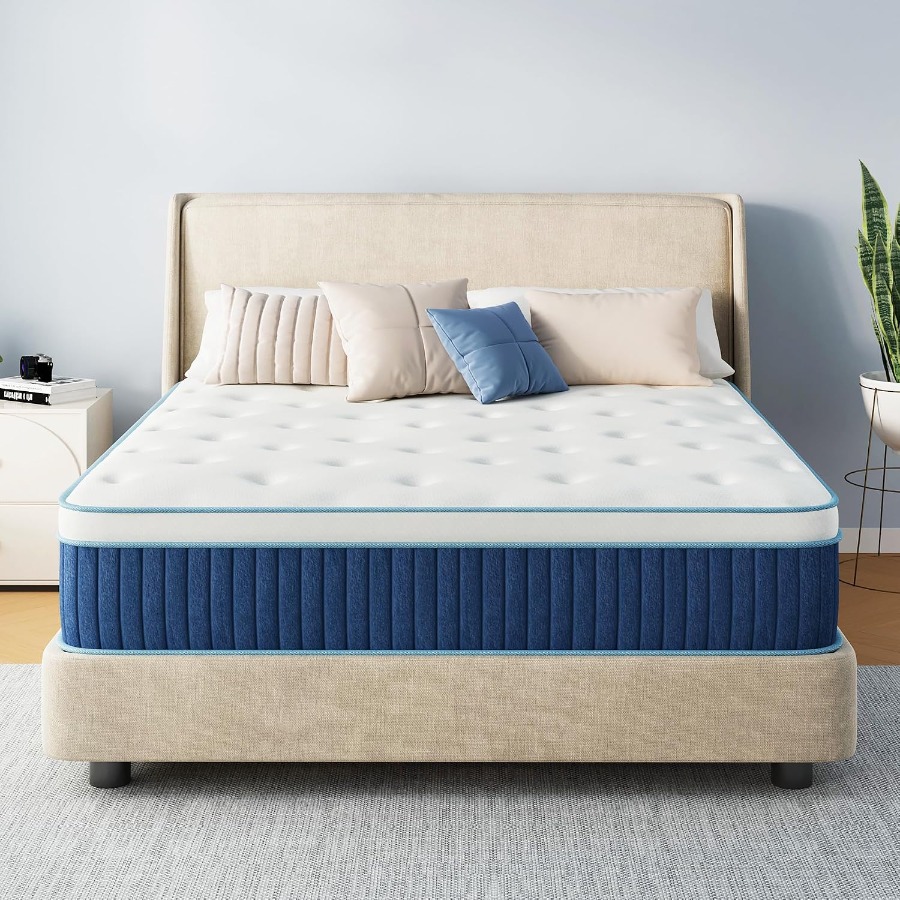12-calowy hybrydowy materac Qu – Memory Foam Mattress In A Box Queen recenzja i cena